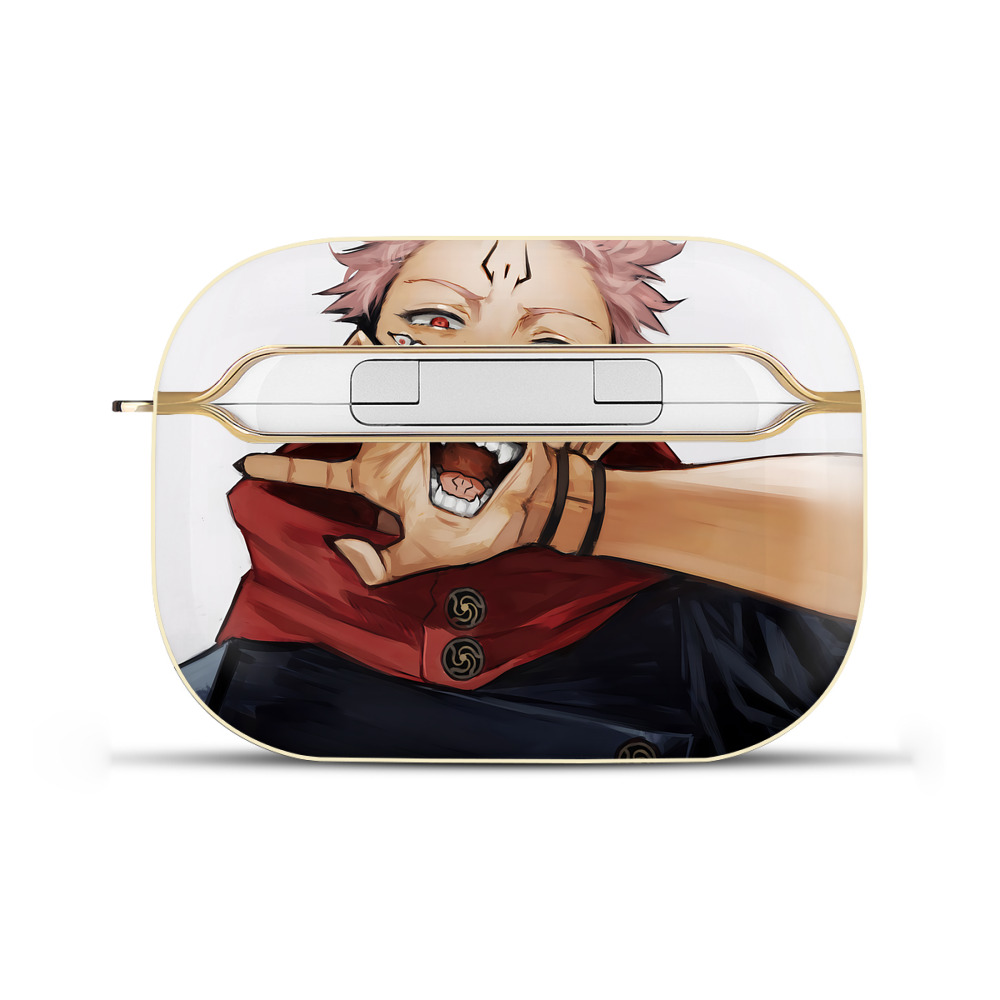 （画像用） 呪術廻戦 Jujutsu Kaisen 【AirPods Pro用】ハードシェル保護ケース｜耐衝撃・防指紋・カラビナ付き商品仕様