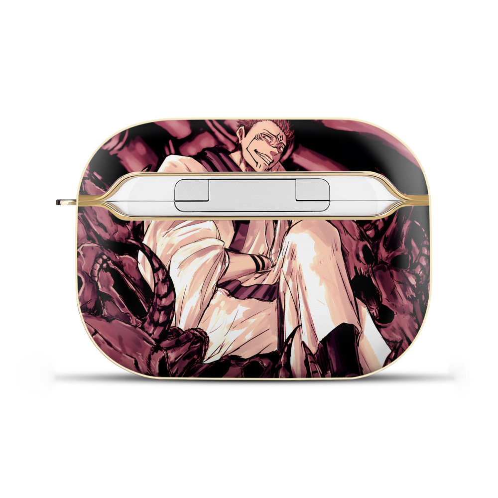 （画像用） 呪術廻戦 Jujutsu Kaisen 【AirPods Pro用】ハードシェル保護ケース｜耐衝撃・防指紋・カラビナ付き商品仕様