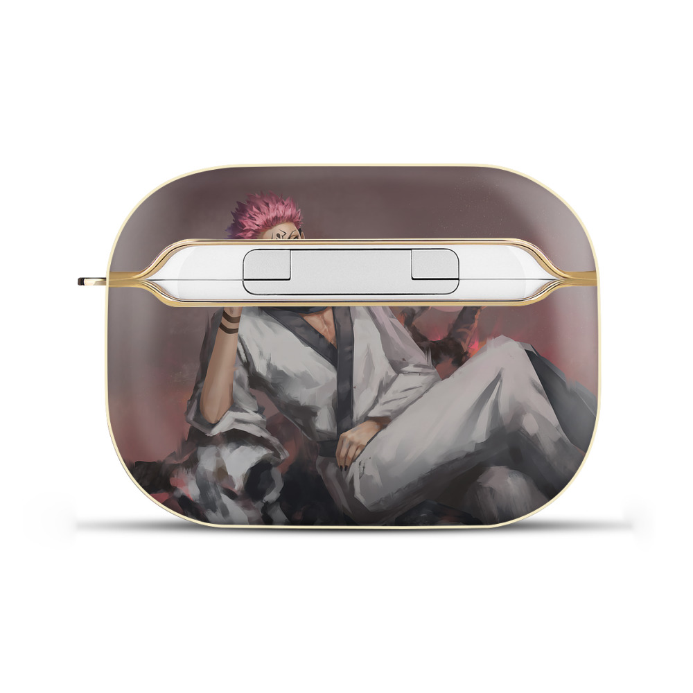 （画像用） 呪術廻戦 Jujutsu Kaisen 【AirPods Pro用】ハードシェル保護ケース｜耐衝撃・防指紋・カラビナ付き商品仕様