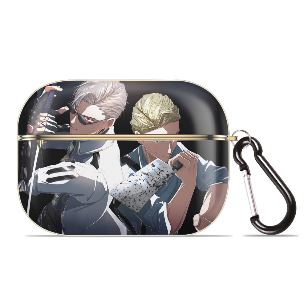 （画像用） 呪術廻戦 Jujutsu Kaisen 【AirPods Pro用】ハードシェル保護ケース｜耐衝撃・防指紋・カラビナ付き商品仕様