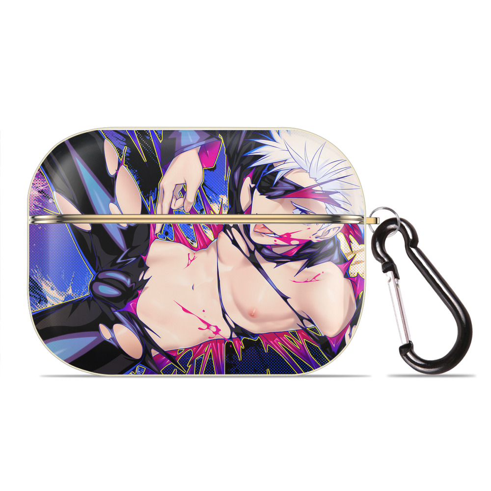 （画像用） 呪術廻戦 Jujutsu Kaisen 【AirPods Pro用】ハードシェル保護ケース｜耐衝撃・防指紋・カラビナ付き商品仕様