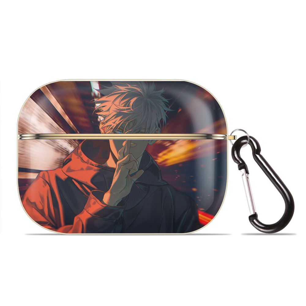 （画像用） 呪術廻戦 Jujutsu Kaisen 【AirPods Pro用】ハードシェル保護ケース｜耐衝撃・防指紋・カラビナ付き商品仕様