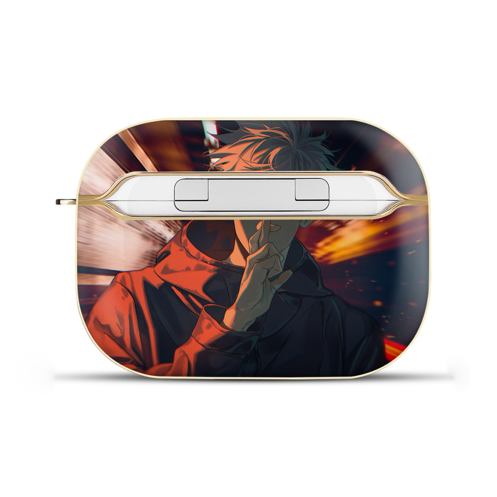 （画像用） 呪術廻戦 Jujutsu Kaisen 【AirPods Pro用】ハードシェル保護ケース｜耐衝撃・防指紋・カラビナ付き商品仕様