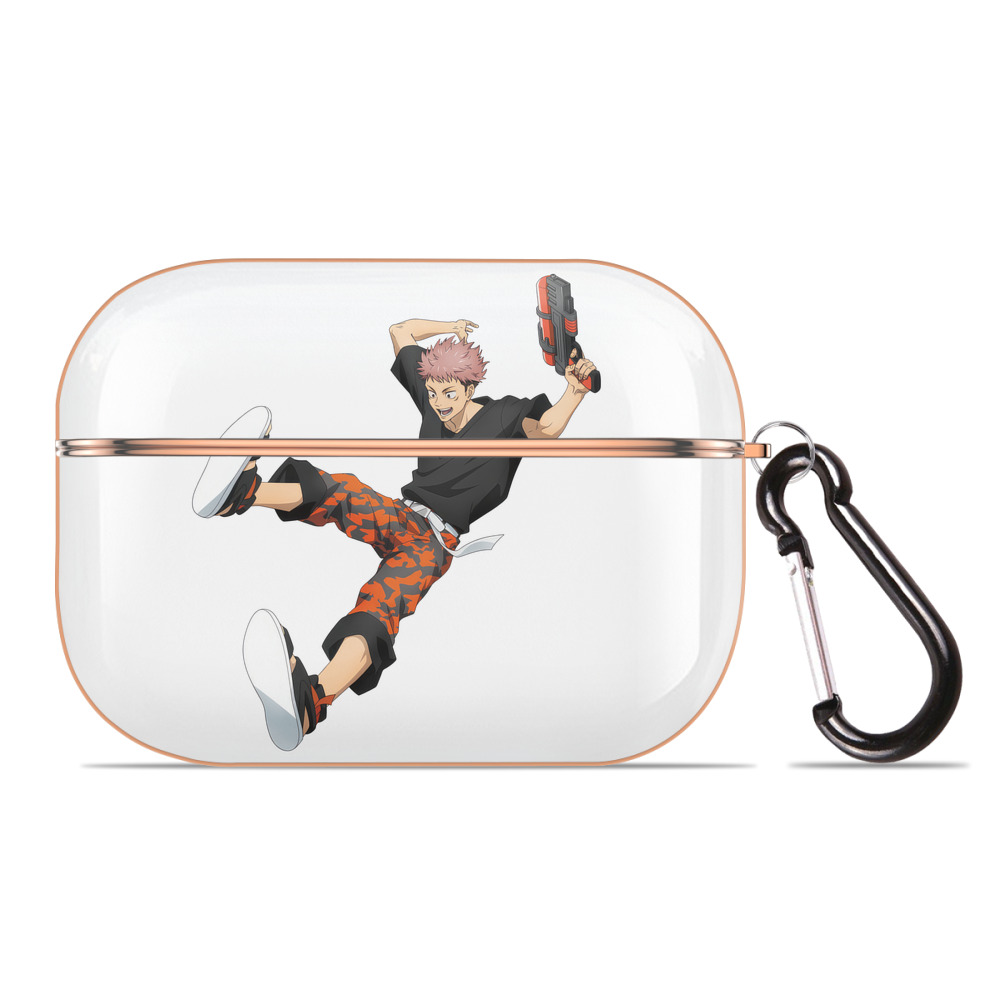 （画像用） 呪術廻戦 Jujutsu Kaisen 【AirPods Pro用】ハードシェル保護ケース｜耐衝撃・防指紋・カラビナ付き商品仕様