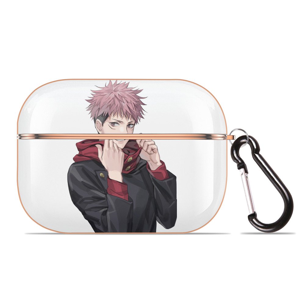 （画像用） 呪術廻戦 Jujutsu Kaisen 【AirPods Pro用】ハードシェル保護ケース｜耐衝撃・防指紋・カラビナ付き商品仕様