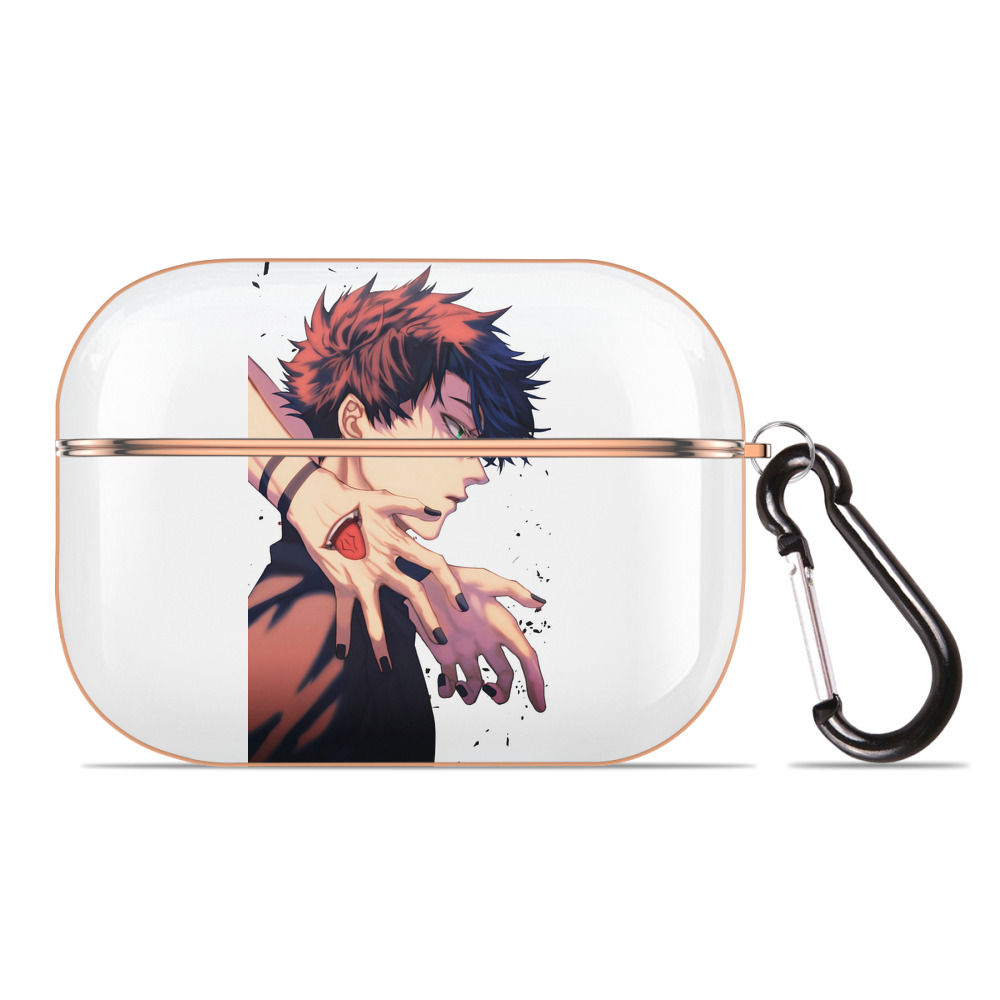（画像用） 呪術廻戦 Jujutsu Kaisen 【AirPods Pro用】ハードシェル保護ケース｜耐衝撃・防指紋・カラビナ付き商品仕様