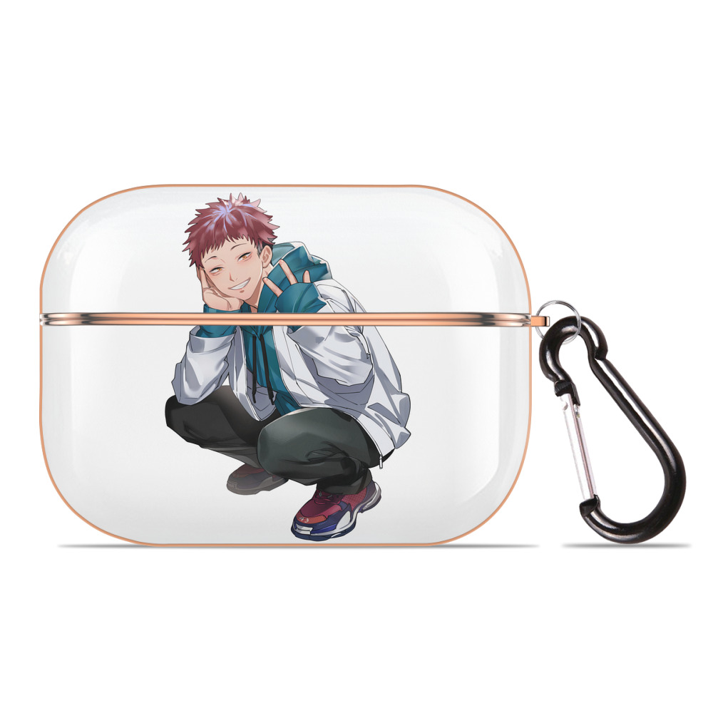 （画像用） 呪術廻戦 Jujutsu Kaisen 【AirPods Pro用】ハードシェル保護ケース｜耐衝撃・防指紋・カラビナ付き商品仕様