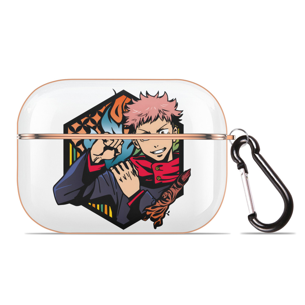 （画像用） 呪術廻戦 Jujutsu Kaisen 【AirPods Pro用】ハードシェル保護ケース｜耐衝撃・防指紋・カラビナ付き商品仕様