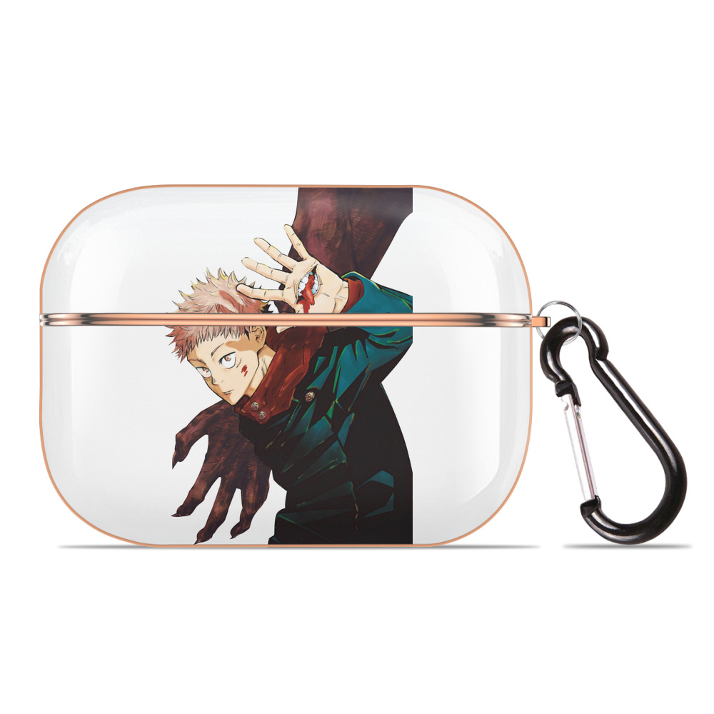 （画像用） 呪術廻戦 Jujutsu Kaisen 【AirPods Pro用】ハードシェル保護ケース｜耐衝撃・防指紋・カラビナ付き商品仕様