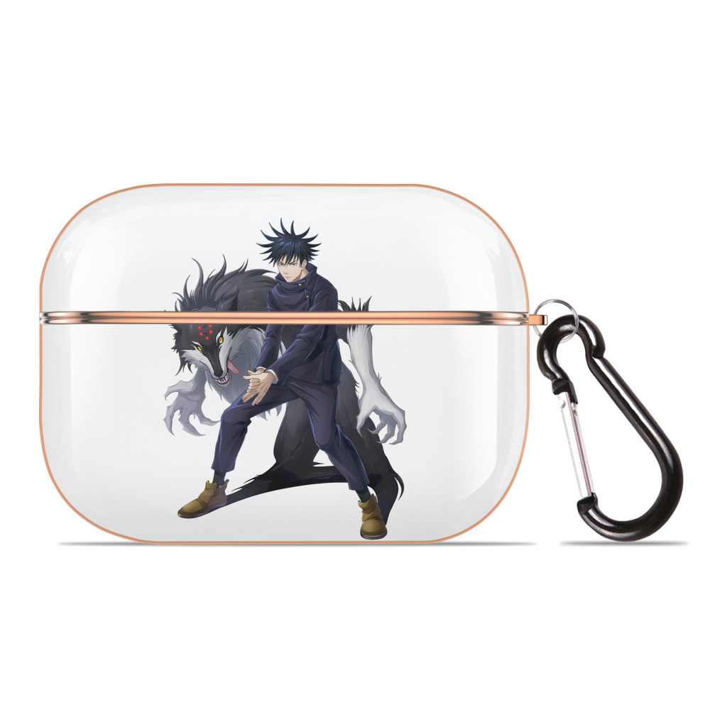 （画像用） 呪術廻戦 Jujutsu Kaisen 【AirPods Pro用】ハードシェル保護ケース｜耐衝撃・防指紋・カラビナ付き商品仕様