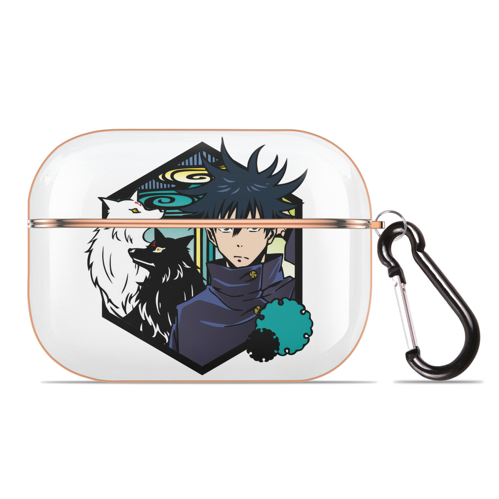 （画像用） 呪術廻戦 Jujutsu Kaisen 【AirPods Pro用】ハードシェル保護ケース｜耐衝撃・防指紋・カラビナ付き商品仕様