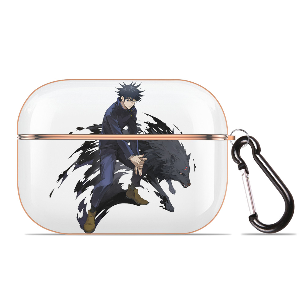 （画像用） 呪術廻戦 Jujutsu Kaisen 【AirPods Pro用】ハードシェル保護ケース｜耐衝撃・防指紋・カラビナ付き商品仕様