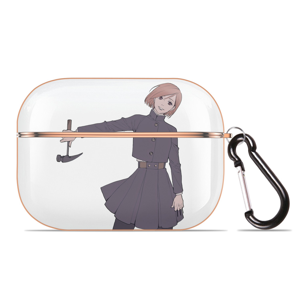 （画像用） 呪術廻戦 Jujutsu Kaisen 【AirPods Pro用】ハードシェル保護ケース｜耐衝撃・防指紋・カラビナ付き商品仕様