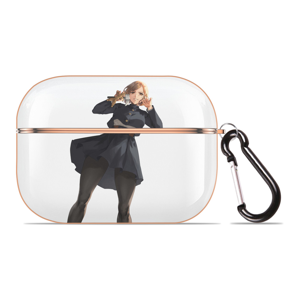 （画像用） 呪術廻戦 Jujutsu Kaisen 【AirPods Pro用】ハードシェル保護ケース｜耐衝撃・防指紋・カラビナ付き商品仕様