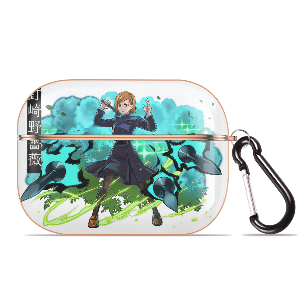 （画像用） 呪術廻戦 Jujutsu Kaisen 【AirPods Pro用】ハードシェル保護ケース｜耐衝撃・防指紋・カラビナ付き商品仕様