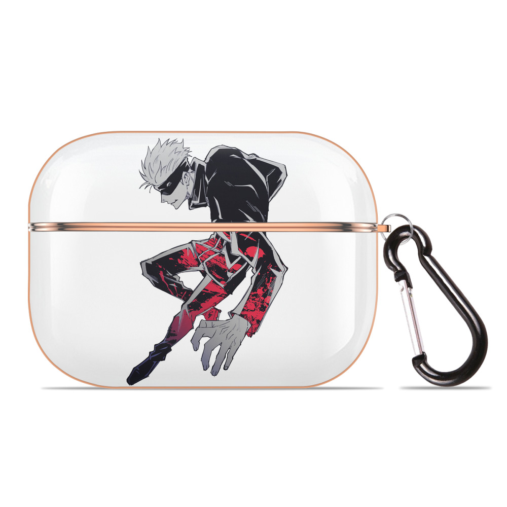（画像用） 呪術廻戦 Jujutsu Kaisen 【AirPods Pro用】ハードシェル保護ケース｜耐衝撃・防指紋・カラビナ付き商品仕様