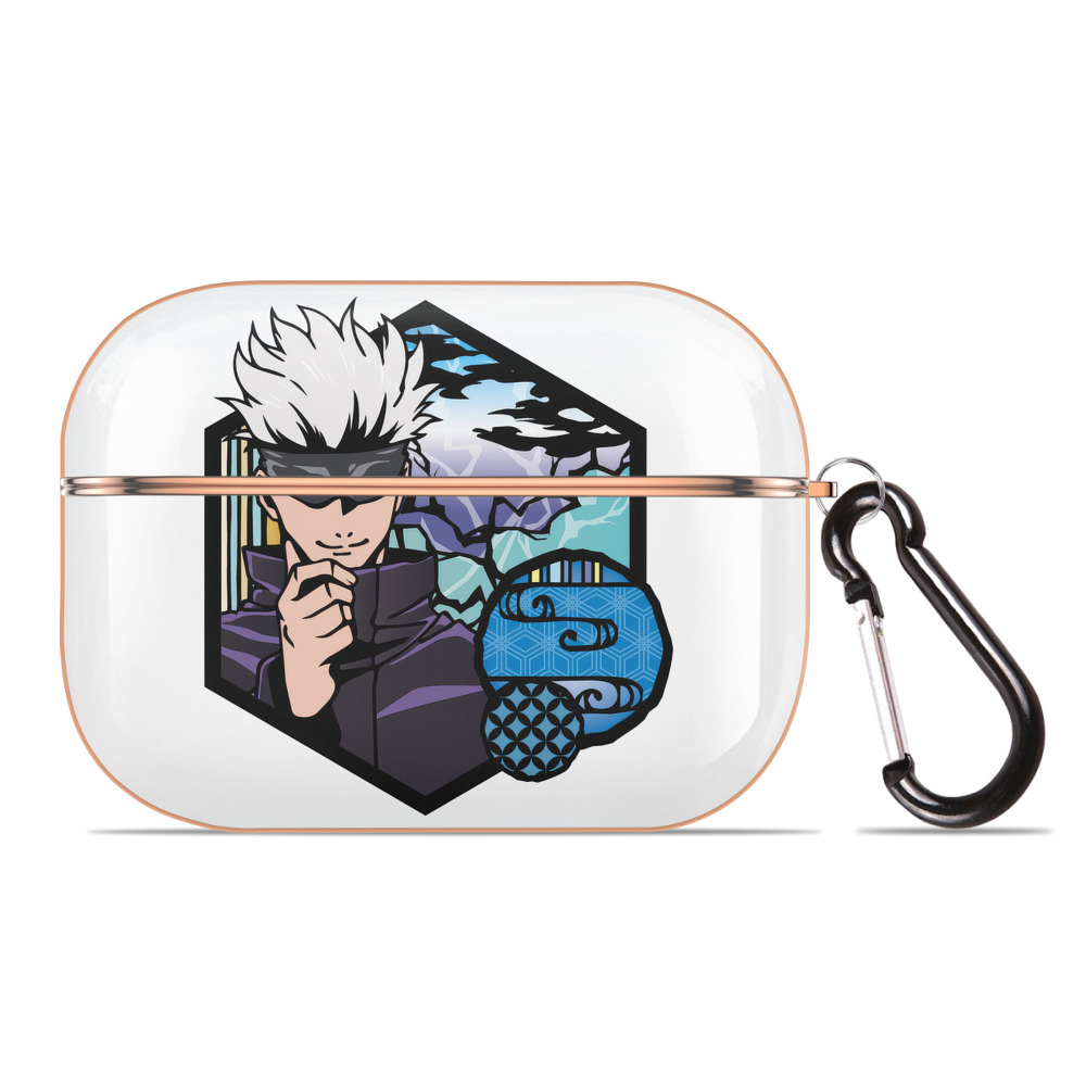 （画像用） 呪術廻戦 Jujutsu Kaisen 【AirPods Pro用】ハードシェル保護ケース｜耐衝撃・防指紋・カラビナ付き商品仕様