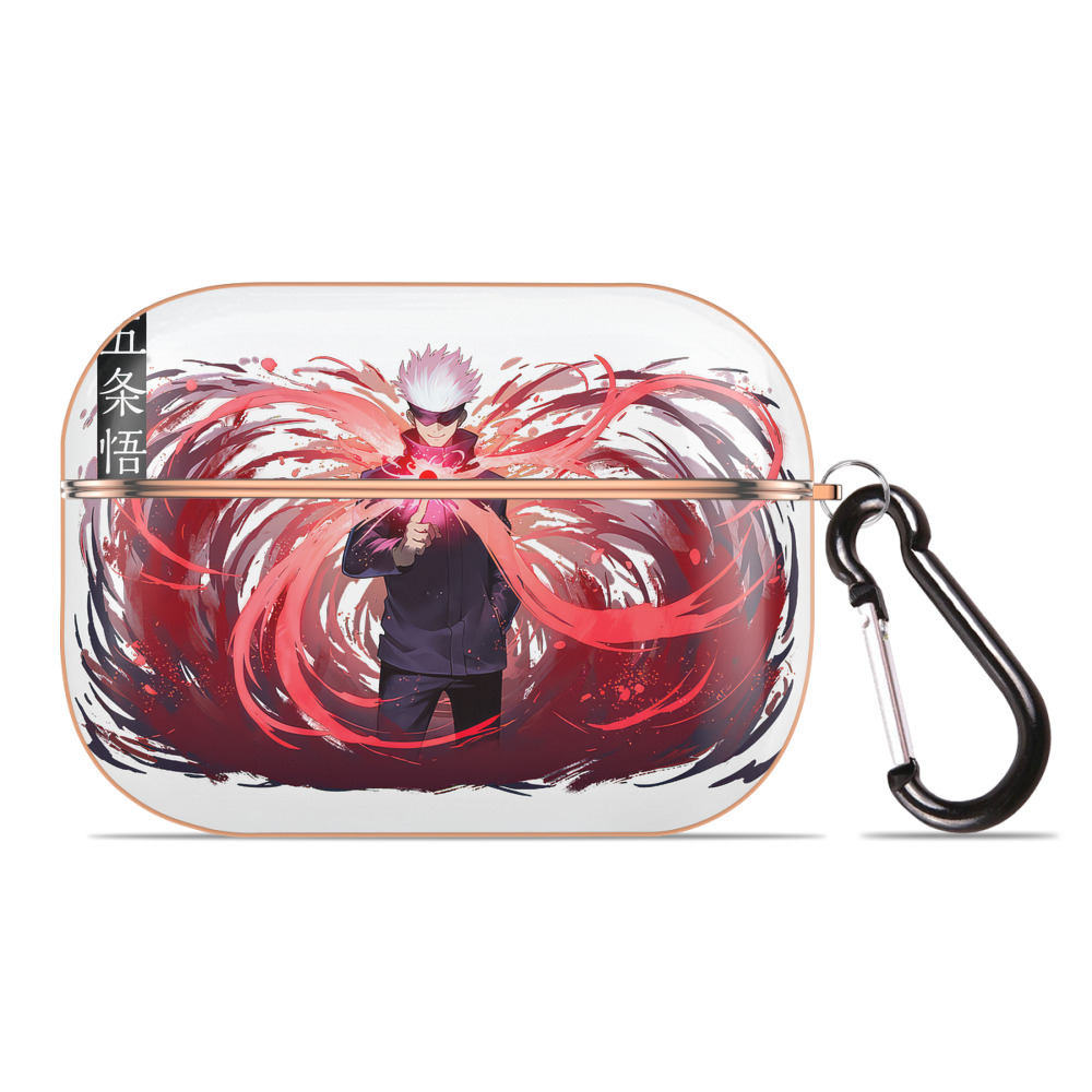 （画像用） 呪術廻戦 Jujutsu Kaisen 【AirPods Pro用】ハードシェル保護ケース｜耐衝撃・防指紋・カラビナ付き商品仕様