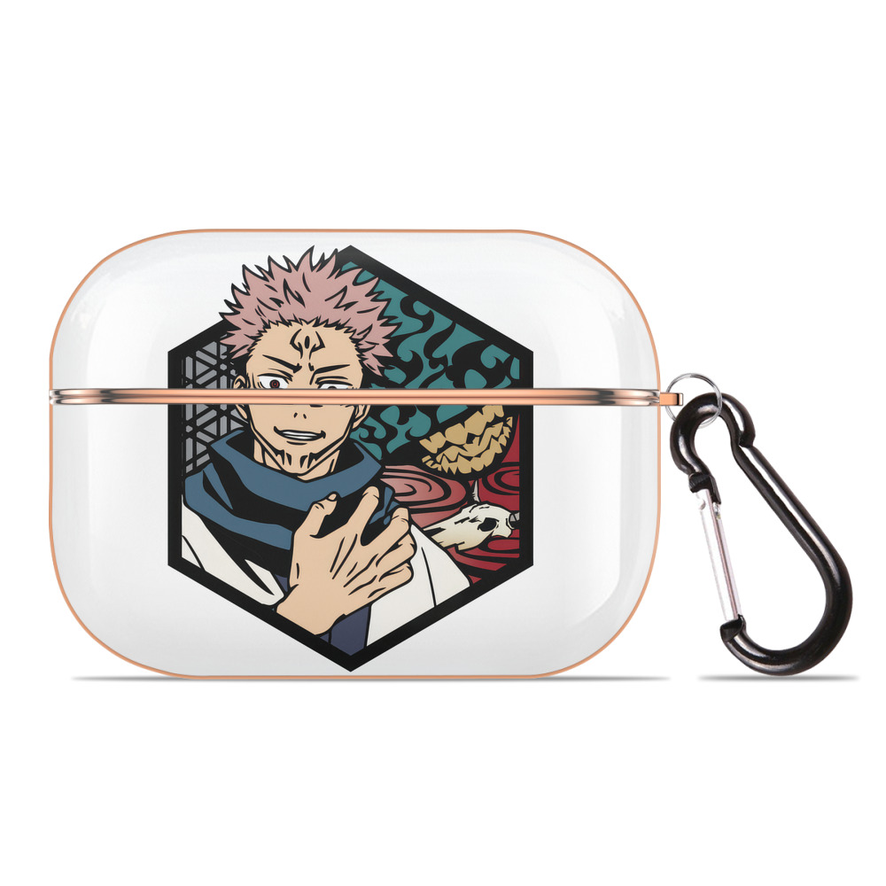 （画像用） 呪術廻戦 Jujutsu Kaisen 【AirPods Pro用】ハードシェル保護ケース｜耐衝撃・防指紋・カラビナ付き商品仕様
