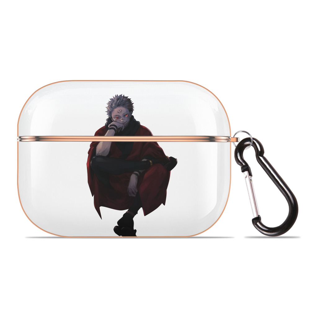 （画像用） 呪術廻戦 Jujutsu Kaisen 【AirPods Pro用】ハードシェル保護ケース｜耐衝撃・防指紋・カラビナ付き商品仕様