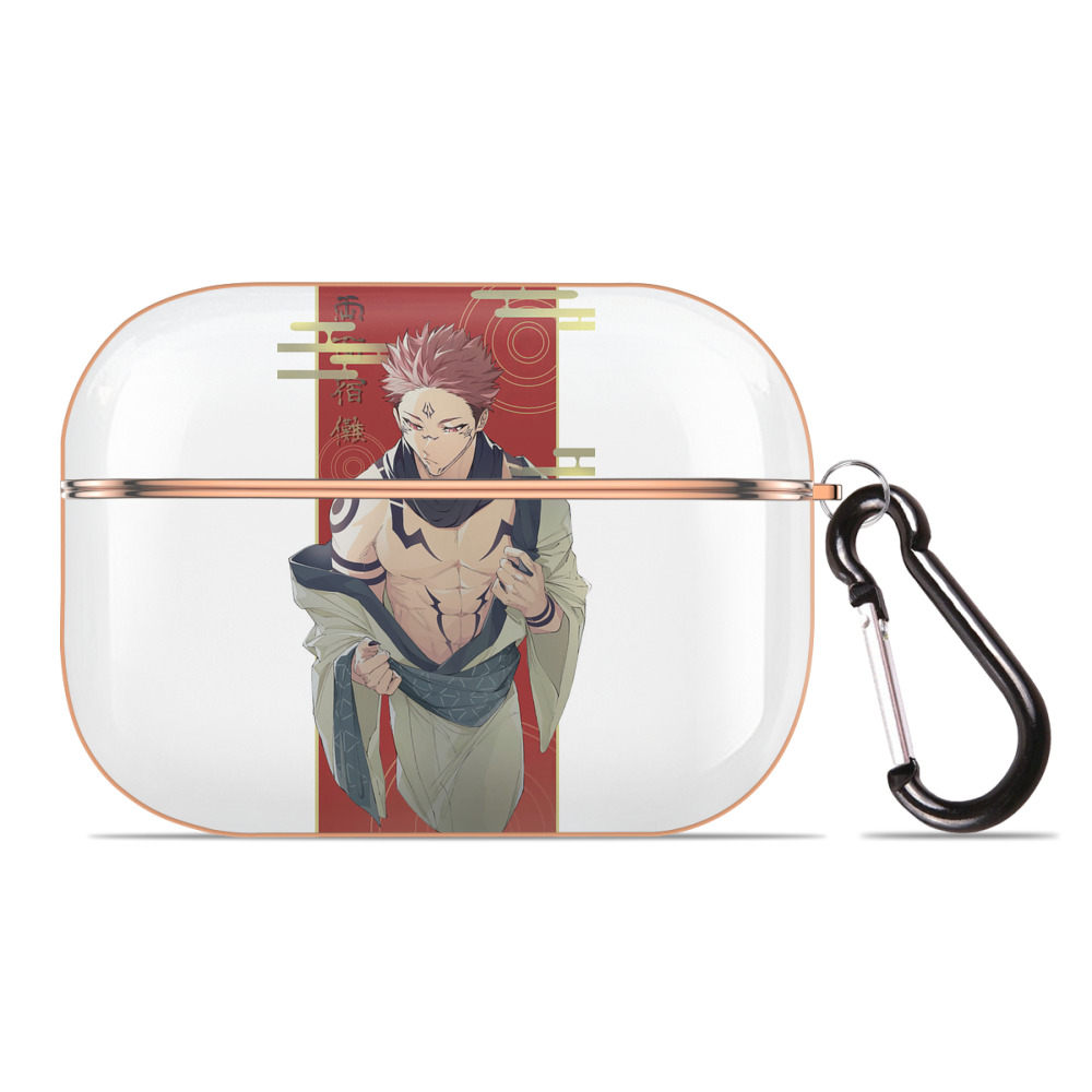 （画像用） 呪術廻戦 Jujutsu Kaisen 【AirPods Pro用】ハードシェル保護ケース｜耐衝撃・防指紋・カラビナ付き商品仕様