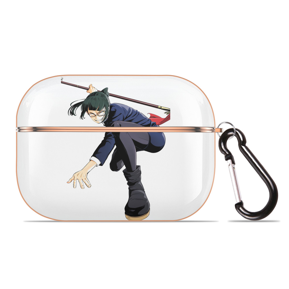 （画像用） 呪術廻戦 Jujutsu Kaisen 【AirPods Pro用】ハードシェル保護ケース｜耐衝撃・防指紋・カラビナ付き商品仕様