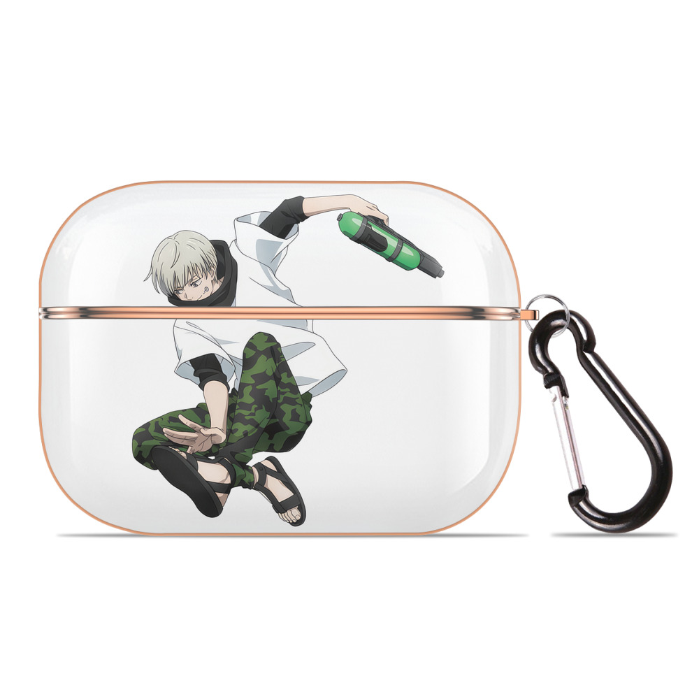 呪術廻戦 Jujutsu Kaisen 【AirPods Pro用】ハードシェル保護ケース｜耐衝撃・防指紋・カラビナ付き商品仕様