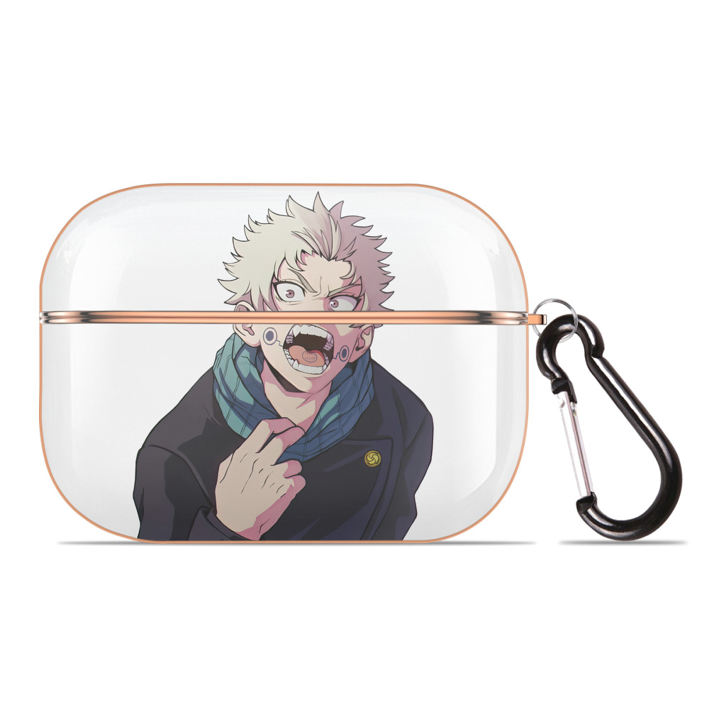 （画像用） 呪術廻戦 Jujutsu Kaisen 【AirPods Pro用】ハードシェル保護ケース｜耐衝撃・防指紋・カラビナ付き商品仕様