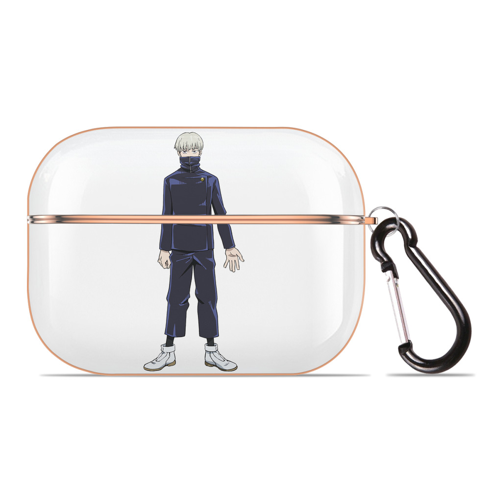 （画像用） 呪術廻戦 Jujutsu Kaisen 【AirPods Pro用】ハードシェル保護ケース｜耐衝撃・防指紋・カラビナ付き商品仕様