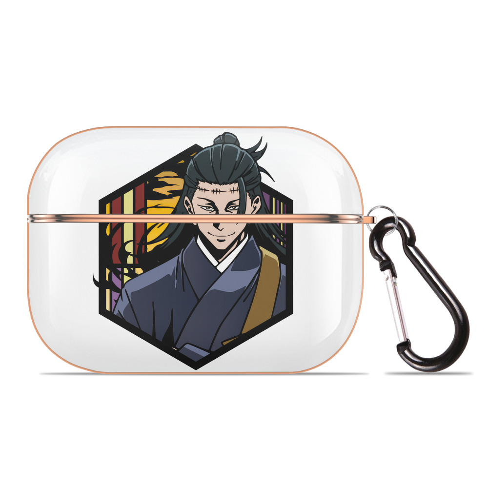 （画像用） 呪術廻戦 Jujutsu Kaisen 【AirPods Pro用】ハードシェル保護ケース｜耐衝撃・防指紋・カラビナ付き商品仕様
