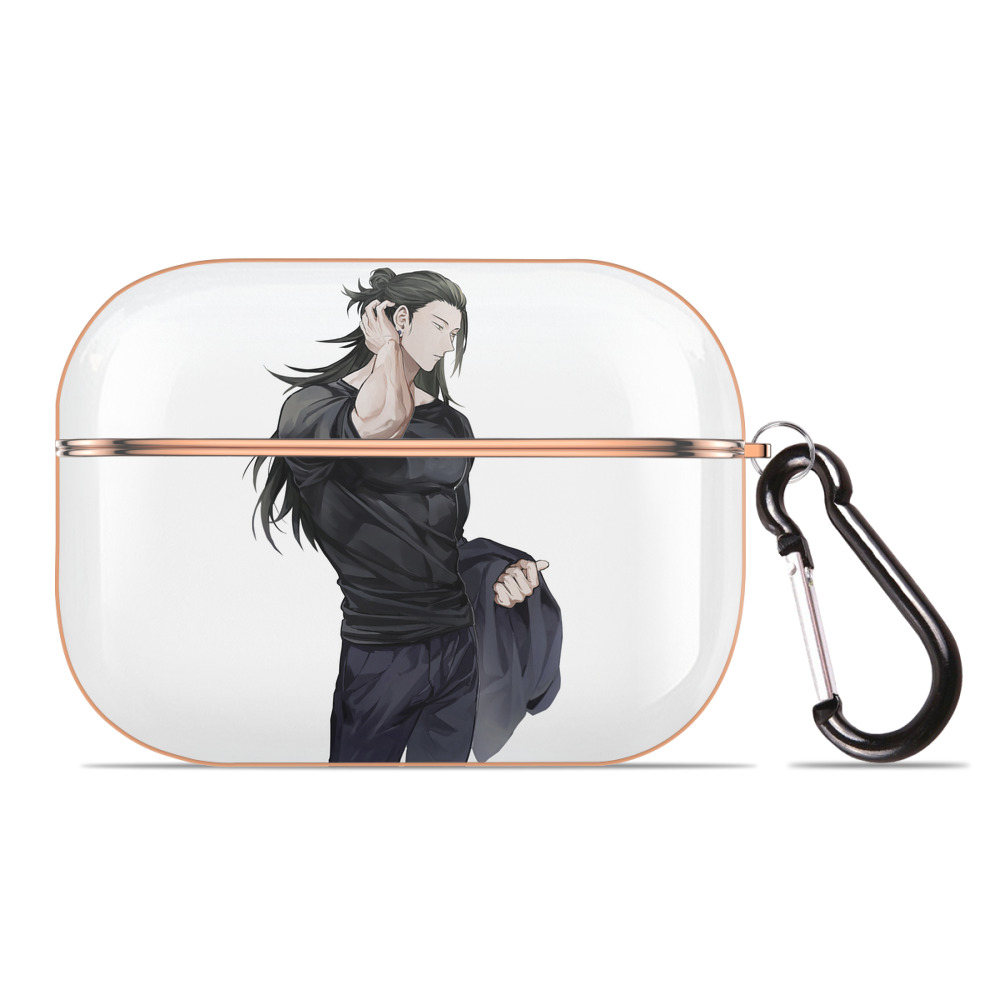 （画像用） 呪術廻戦 Jujutsu Kaisen 【AirPods Pro用】ハードシェル保護ケース｜耐衝撃・防指紋・カラビナ付き商品仕様