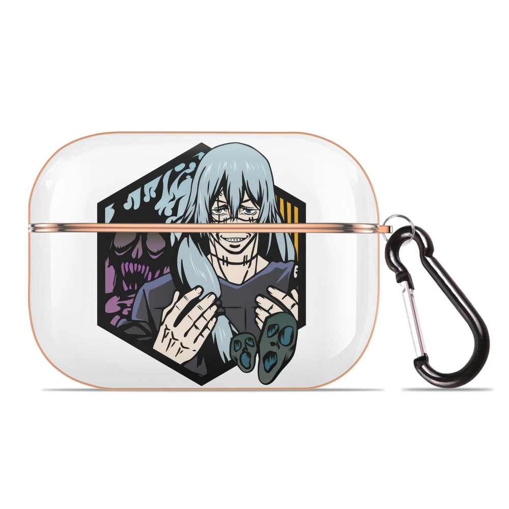 （画像用） 呪術廻戦 Jujutsu Kaisen 【AirPods Pro用】ハードシェル保護ケース｜耐衝撃・防指紋・カラビナ付き商品仕様