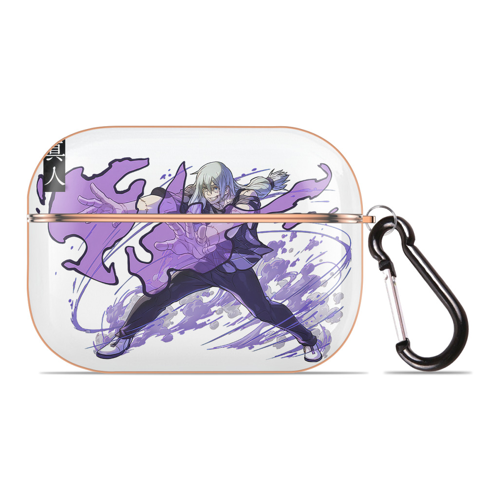 （画像用） 呪術廻戦 Jujutsu Kaisen 【AirPods Pro用】ハードシェル保護ケース｜耐衝撃・防指紋・カラビナ付き商品仕様