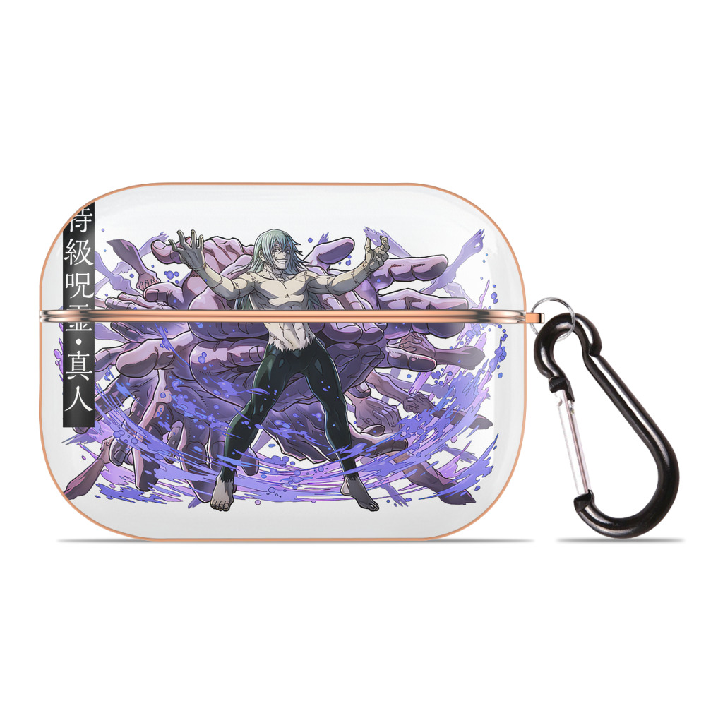 （画像用） 呪術廻戦 Jujutsu Kaisen 【AirPods Pro用】ハードシェル保護ケース｜耐衝撃・防指紋・カラビナ付き商品仕様