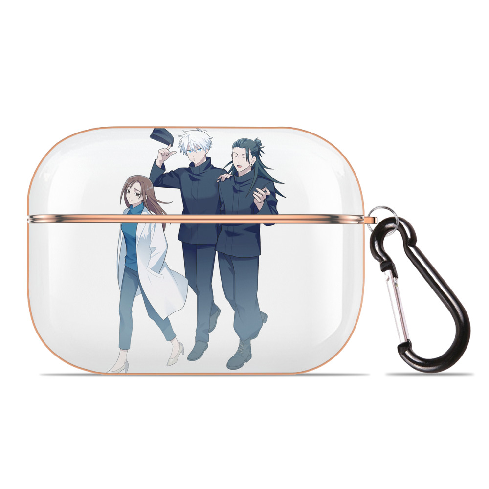 （画像用） 呪術廻戦 Jujutsu Kaisen 【AirPods Pro用】ハードシェル保護ケース｜耐衝撃・防指紋・カラビナ付き商品仕様