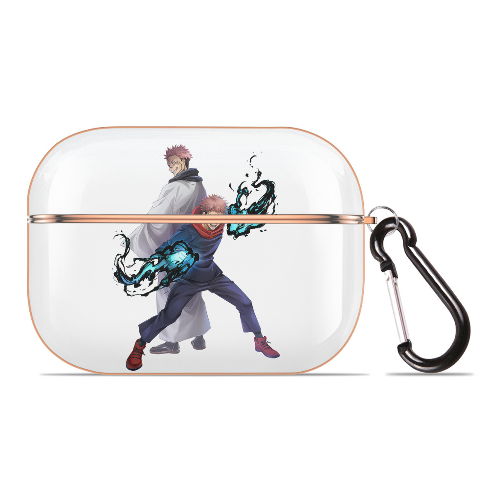 （画像用） 呪術廻戦 Jujutsu Kaisen 【AirPods Pro用】ハードシェル保護ケース｜耐衝撃・防指紋・カラビナ付き商品仕様