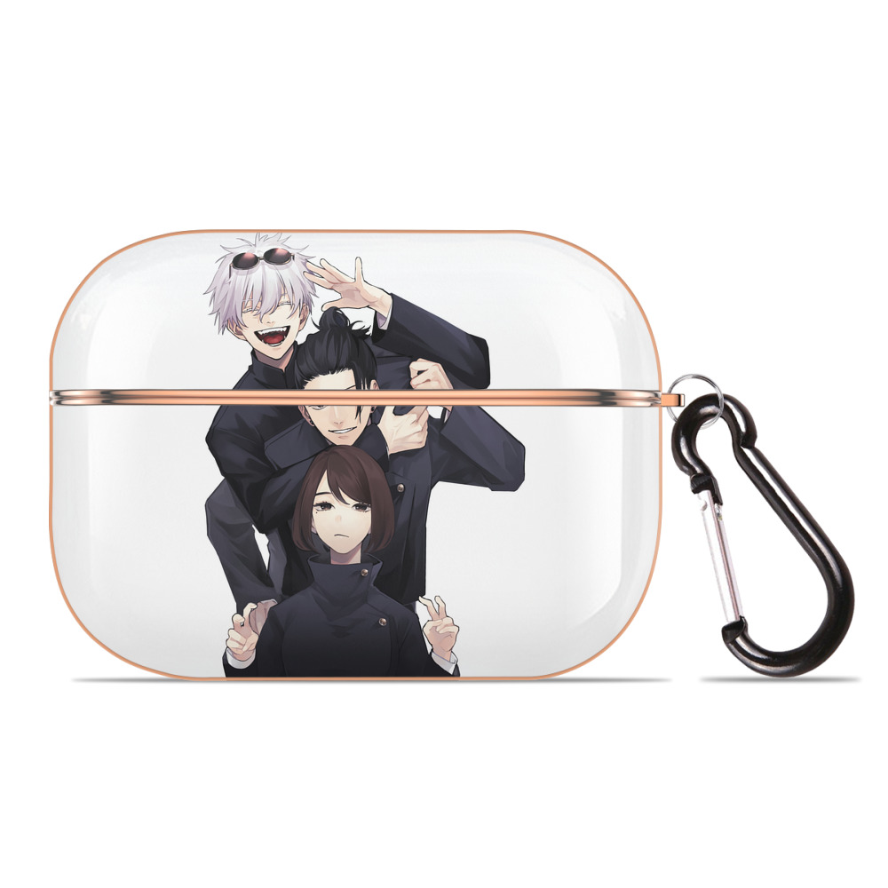 （画像用） 呪術廻戦 Jujutsu Kaisen 【AirPods Pro用】ハードシェル保護ケース｜耐衝撃・防指紋・カラビナ付き商品仕様