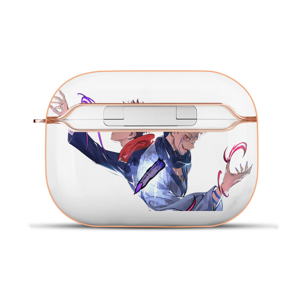 （画像用） 呪術廻戦 Jujutsu Kaisen 【AirPods Pro用】ハードシェル保護ケース｜耐衝撃・防指紋・カラビナ付き商品仕様