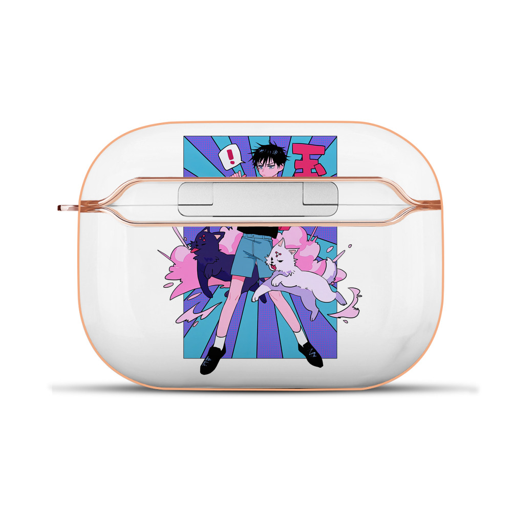 （画像用） 呪術廻戦 Jujutsu Kaisen 【AirPods Pro用】ハードシェル保護ケース｜耐衝撃・防指紋・カラビナ付き商品仕様