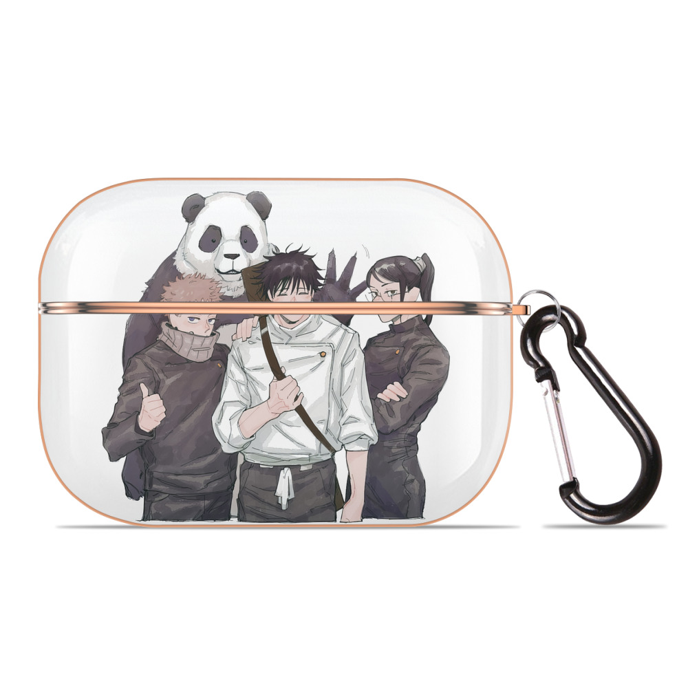 （画像用） 呪術廻戦 Jujutsu Kaisen 【AirPods Pro用】ハードシェル保護ケース｜耐衝撃・防指紋・カラビナ付き商品仕様