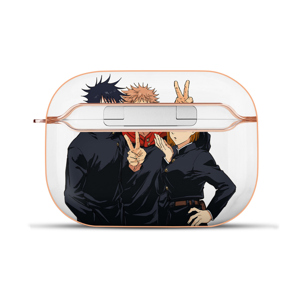 （画像用） 呪術廻戦 Jujutsu Kaisen 【AirPods Pro用】ハードシェル保護ケース｜耐衝撃・防指紋・カラビナ付き商品仕様