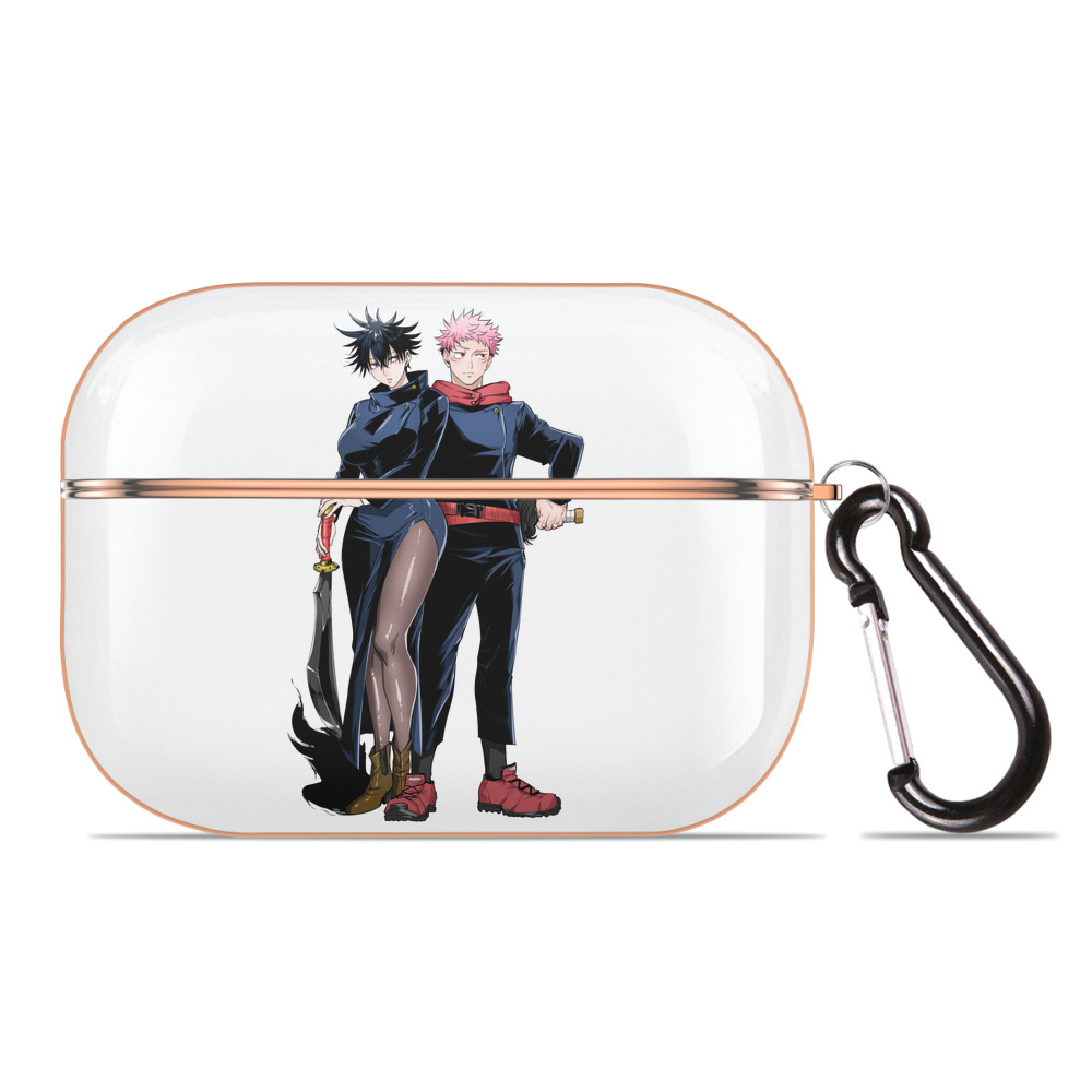 （画像用） 呪術廻戦 Jujutsu Kaisen 【AirPods Pro用】ハードシェル保護ケース｜耐衝撃・防指紋・カラビナ付き商品仕様