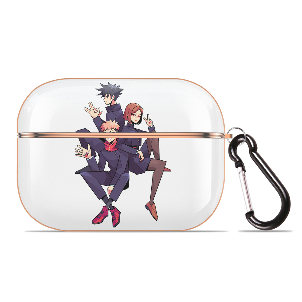 （画像用） 呪術廻戦 Jujutsu Kaisen 【AirPods Pro用】ハードシェル保護ケース｜耐衝撃・防指紋・カラビナ付き商品仕様