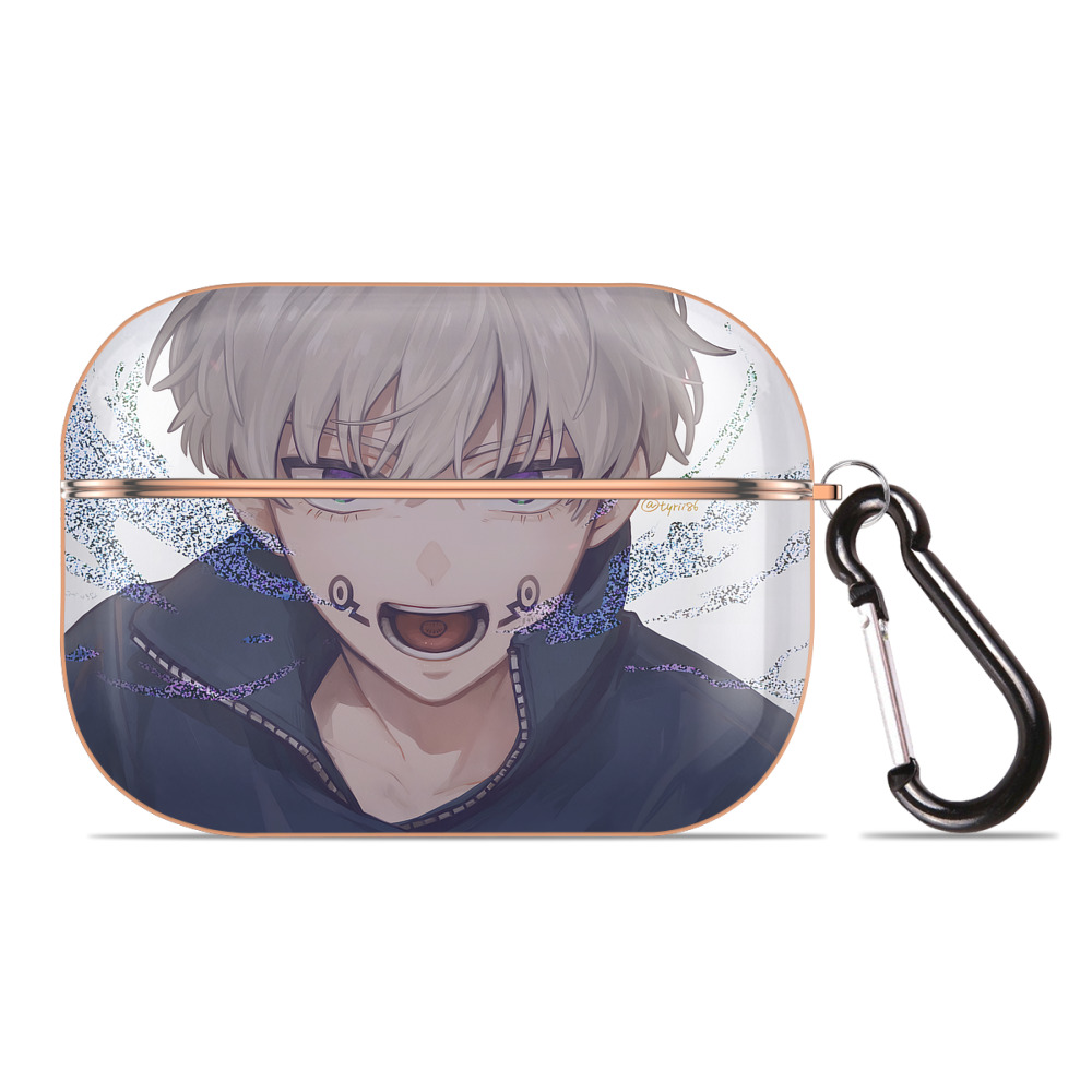 （画像用） 呪術廻戦 Jujutsu Kaisen 【AirPods Pro用】ハードシェル保護ケース｜耐衝撃・防指紋・カラビナ付き商品仕様