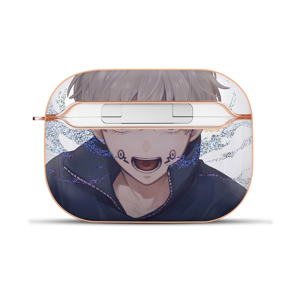 （画像用） 呪術廻戦 Jujutsu Kaisen 【AirPods Pro用】ハードシェル保護ケース｜耐衝撃・防指紋・カラビナ付き商品仕様
