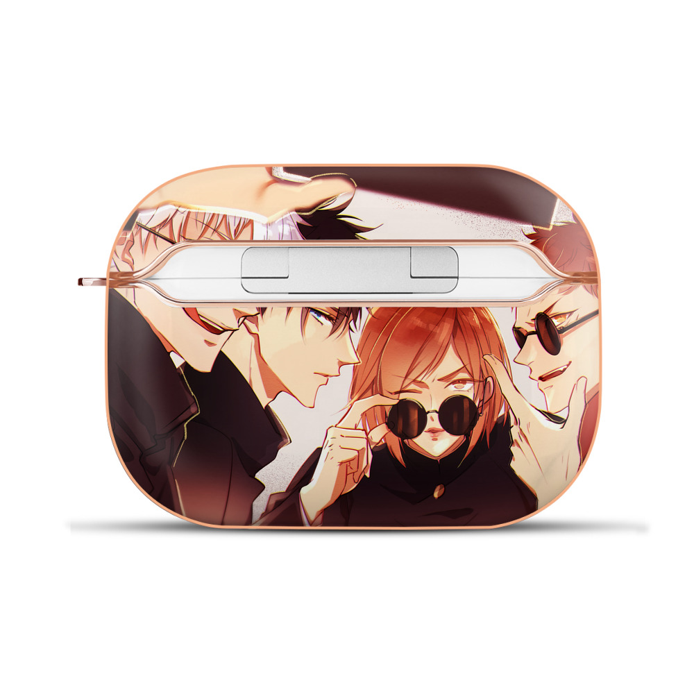 （画像用） 呪術廻戦 Jujutsu Kaisen 【AirPods Pro用】ハードシェル保護ケース｜耐衝撃・防指紋・カラビナ付き商品仕様