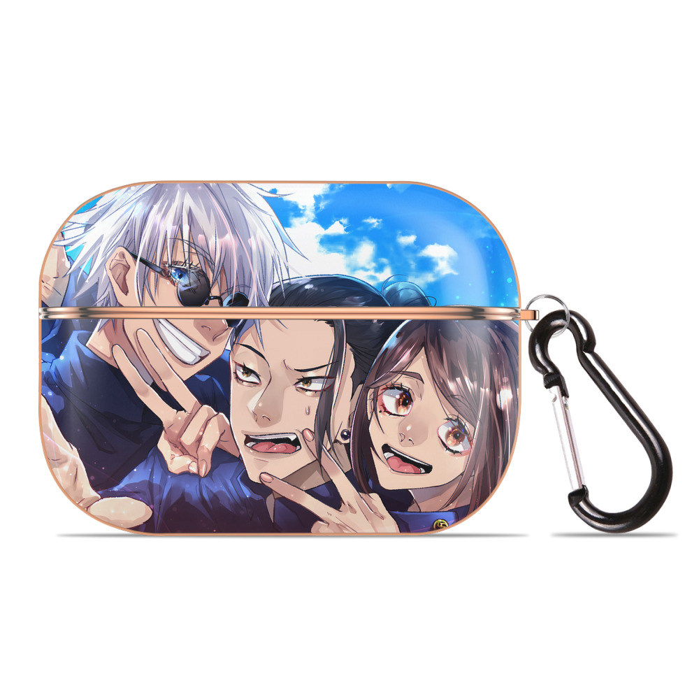 （画像用） 呪術廻戦 Jujutsu Kaisen 【AirPods Pro用】ハードシェル保護ケース｜耐衝撃・防指紋・カラビナ付き商品仕様
