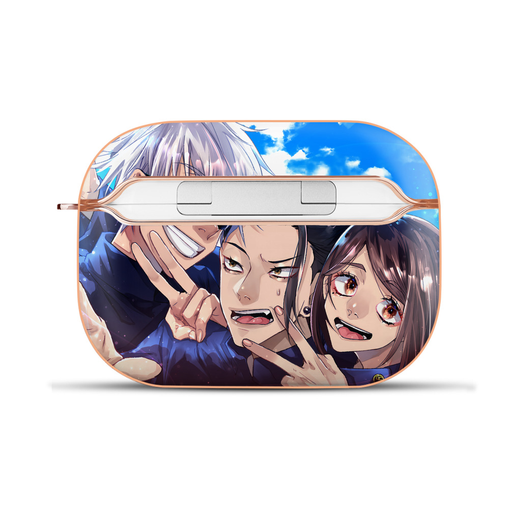 （画像用） 呪術廻戦 Jujutsu Kaisen 【AirPods Pro用】ハードシェル保護ケース｜耐衝撃・防指紋・カラビナ付き商品仕様