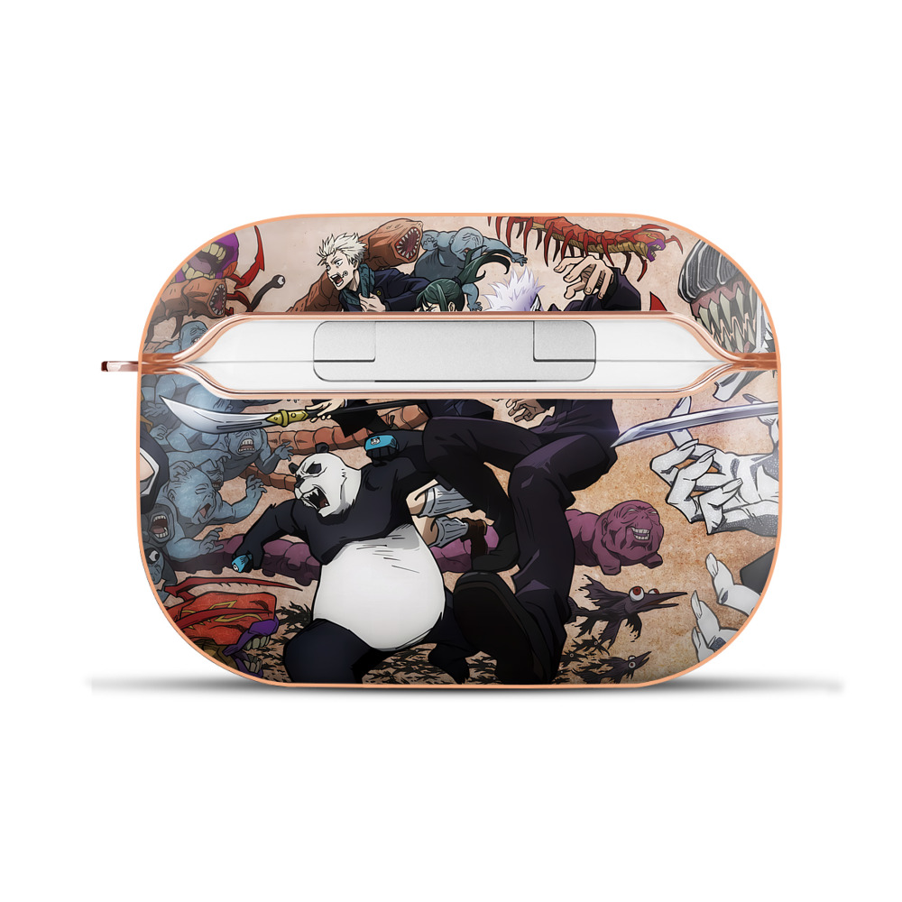 （画像用） 呪術廻戦 Jujutsu Kaisen 【AirPods Pro用】ハードシェル保護ケース｜耐衝撃・防指紋・カラビナ付き商品仕様