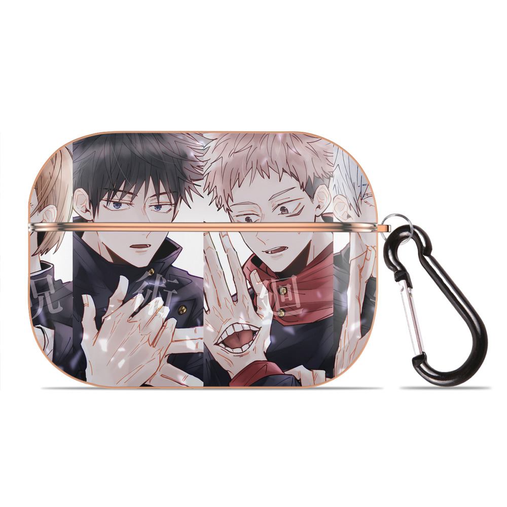 （画像用） 呪術廻戦 Jujutsu Kaisen 【AirPods Pro用】ハードシェル保護ケース｜耐衝撃・防指紋・カラビナ付き商品仕様